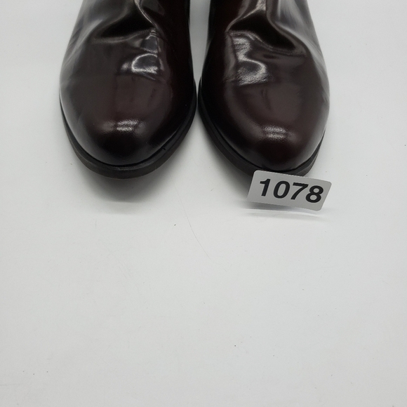 Wonders women EU 39 high shine leather Chelsea boots raisin brown metallic panel - Picture 13 of 13